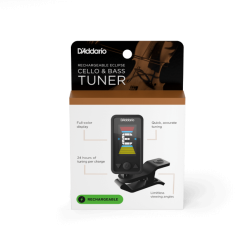 Accordeur rechargeable Eclipse pour violoncelle/contrebasse - D'Addario