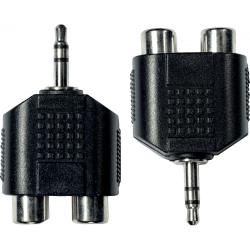 Adaptateur jack m 3.5 st/2...