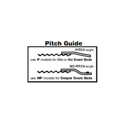 TIMBRE 14" - 20 SPIRALES ACIER AVEC PITCH - FAT CAT