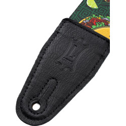 Tasty Grooves - 5cm, polyester, embout cuir, avec motifs - Taco Time - LEVY'S