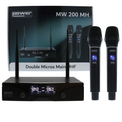 MW 200MH DOUBLE MICROS MAIN UHF POWER ACOUSTIC