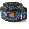 Jimi Hendrix Blacklight Monterey Blue Strap - Dunlop