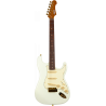 JS 380 Olympic White Gold érable torréfié canadien - Jet Guitars