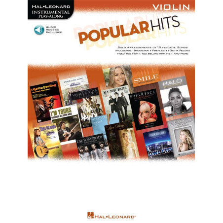 POPULAR HITS POUR VIOLON ED HAL LEONARD