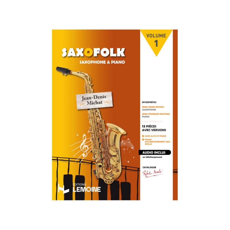 Saxofolk - piano inclus - Jean-Denis Michat
