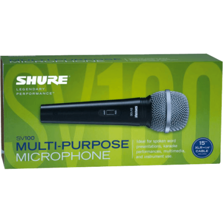 SV100A Micro voix dynamique cardïode silver - Shure