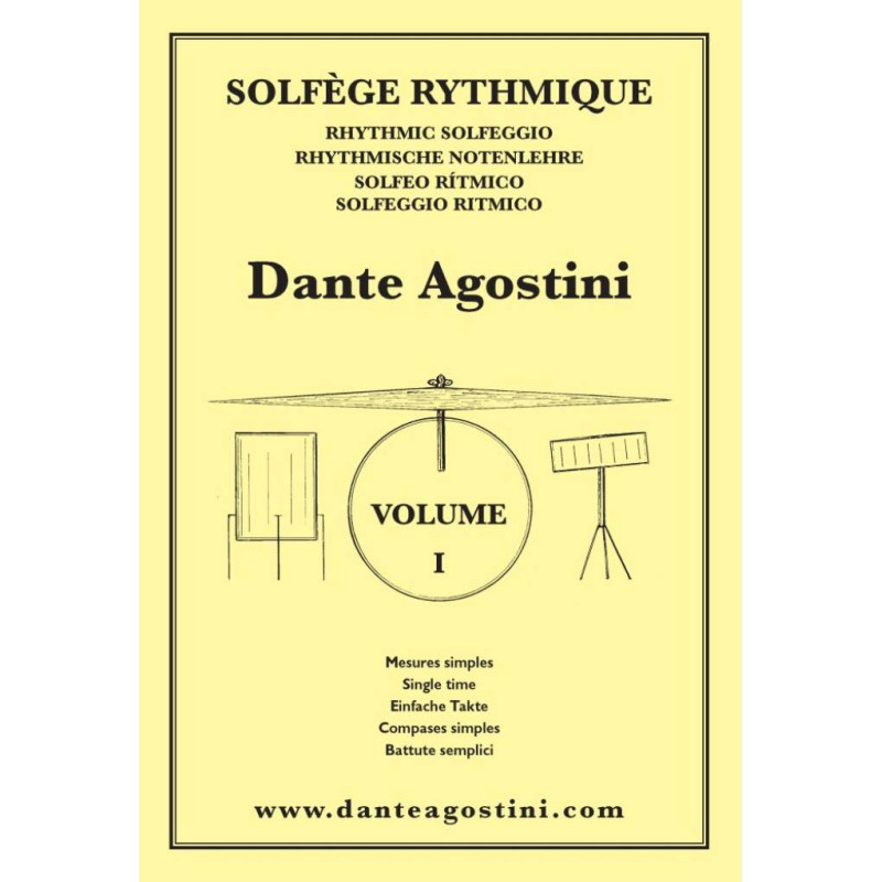 Solfège rythmique - Volume 1 - Dante Agostini