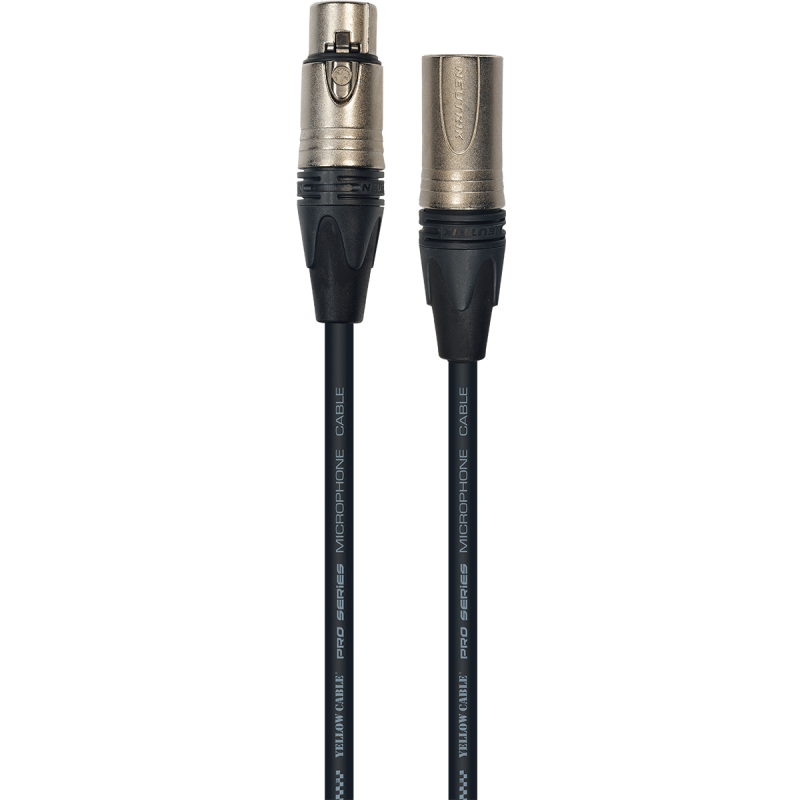 Cordon xlr xlr 6 m neutrik - Yellow Cable