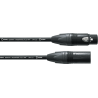 Cable Micro - Fiches NEUTRIK XLR NC3 XX f/m - 6 m - CORDIAL