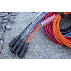 Cable Micro - Fiches NEUTRIK XLR NC3 XX f/m - 6 m - CORDIAL