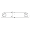 Cable Micro - Fiches NEUTRIK XLR NC3 XX f/m - 6 m - CORDIAL