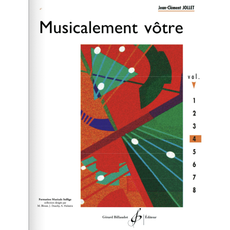 Musicalement vôtre. Volume 4 - Jean-Clément JOLLET