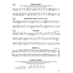 ÉCOUTER, LIRE ET JOUER - Méthode de Trombone (version en clé de fa) avec accès audio Vol. 1