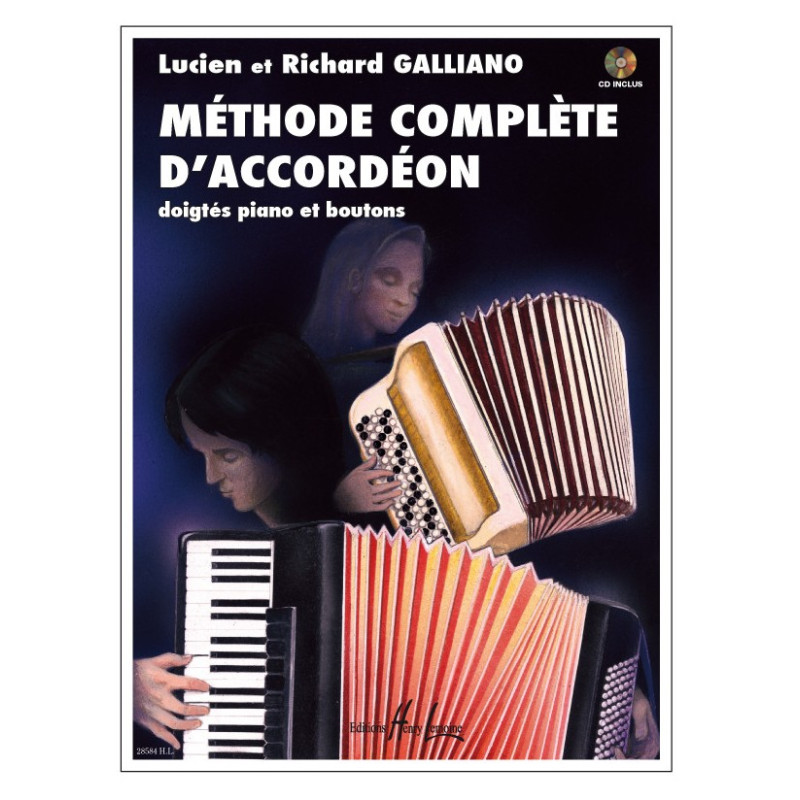 Méthode complète d'accordéon - Richard Galliano • Lucien Galliano