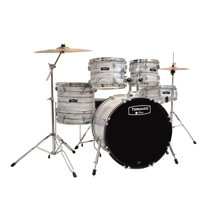 JAZZ 18''/5FÛTS WOOD GRAIN WHITE - TORNADO BY MAPEX